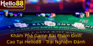 Kham Pha Game Bai Phom Inh Cao Tai Hello88 Trai Nghiem Anh Bai Truc Tuyen Thu Vi