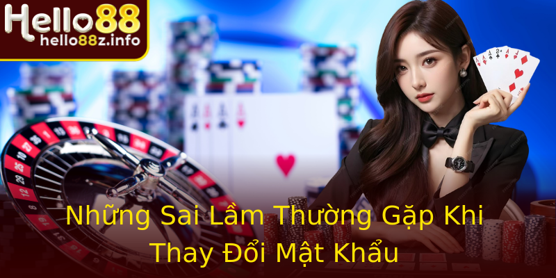 Những Sai Lầm Thường Gặp Khi Thay Đổi Mật Khẩu Những Sai Lầm Thường Gặp Khi Thay Đổi Mật Khẩu